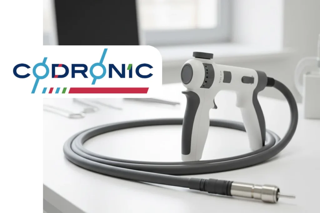 Ein KI-generiertes Bild das ein Gastroskop darstellt.